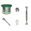 Just For Nets Heavy Duty Indoor/Outdoor Hardware KIT (Hardware ONLY) (50, 25 Clips) view 1