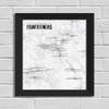 Best Maps Ever 58 Colorado 14ers Checklist 11x14 Print (Gray | Black Frame) view 1