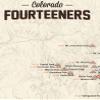 Best Maps Ever 58 Colorado 14ers Checklist 11x14 Print (Tan | Black Frame) view 3