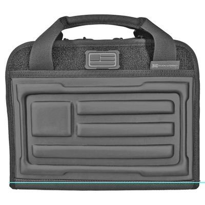 Evolution Outdoor Tactical Pistol Case - 12" in., Matte EVA Construction, Tactical Gear, Soft Gun Case, Fleece Lining, Black Firearm Case