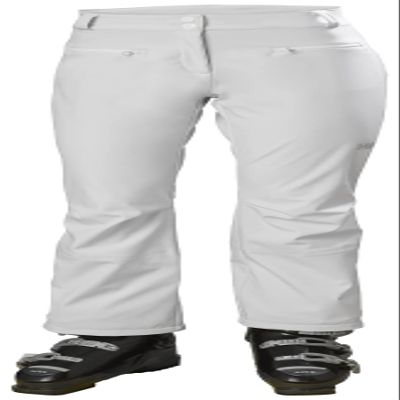 Helly-Hansen Bellissimo 2 Ski Pants: Womens Resort Ski Pants for Style & Performance, 2-Way Stretch, 001 White - L