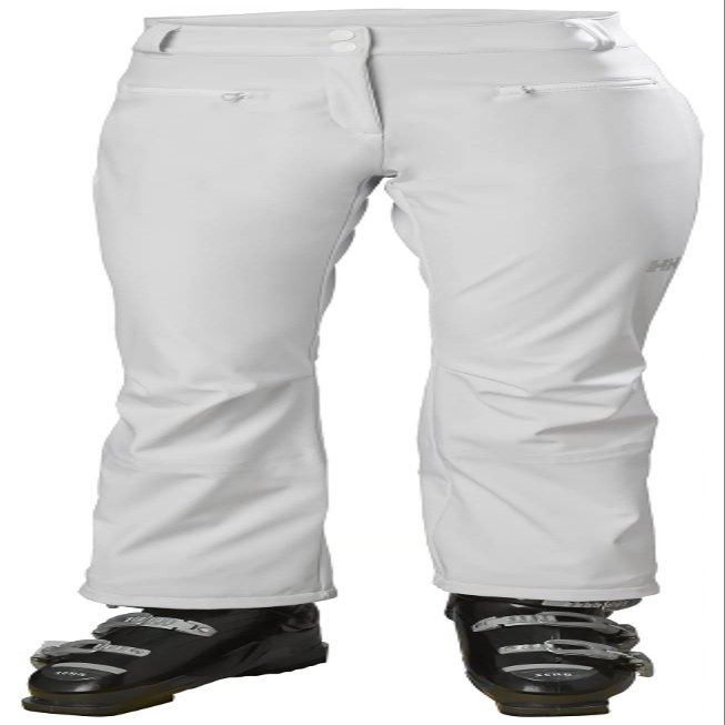 Helly-Hansen Bellissimo 2 Ski Pants: Womens Resort Ski Pants for Style & Performance, 2-Way Stretch, 001 White - L