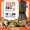 Outdoor Hunting Lab Rattle Bag Deer Call - Compact and Durable Buck Rattle Bag for Whitetail Deer Hunting - Authentic Rattling Antlers Sound view 4