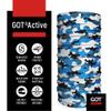 Fishing Mask - Camo Neck Gaiter Face Mask for Men & Women - Sun Protection Face Cover - Bandana, Scarf (Jigsaw Blue Camo) view 2