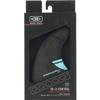 Ocean & Earth OE-2 Control Medium Black/Blue Thruster Single Tab Includes 3 Fins view 2