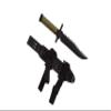 12.75" Tactical Survival Rambo Hunting Fixed Blade for Practical Use Durable Knife Army Bowie w Sheath (Style 1 Green) view 2