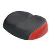 Garneck Kids Bike Seat Child Bike Seat No Noseless Comfortable Replacement (Black Red) Kids Child view 1