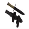 12.75" Tactical Survival Rambo Hunting Fixed Blade for Practical Use Durable Knife Army Bowie w Sheath (Style 2 Green) view 2