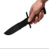 12.75" Tactical Survival Rambo Hunting Fixed Blade for Practical Use Durable Knife Army Bowie w Sheath (Style 2 Green) view 3