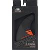Ocean & Earth OE-2 Control Small Black/Red Thruster Single Tab Includes 3 Fins view 2
