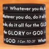 15 of I Corinthians 10:31 Do it all for the Glory of God Wristbands view 2