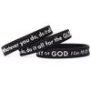 15 of I Corinthians 10:31 Do it all for the Glory of God Wristbands view 4
