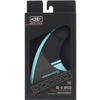 Ocean & Earth OE-3 Speed Medium Black/Blue Thruster Single Tab Includes 3 Fins view 2