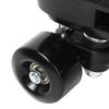XUDREZ Cowhide Roller Skates for Women and Men High-Top Shoes Double-Row Design,Adjustable Classic Premium Roller Skates (Black Flash Wheel,6) view 4