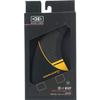 Ocean & Earth OE-1 Whip Large Black/Orange Thruster Dual Tab Includes 3 Fins view 2