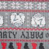 Briefly Stated Yeti to Party Mens 2 Piece Pajamas Set (Small) Grey view 3