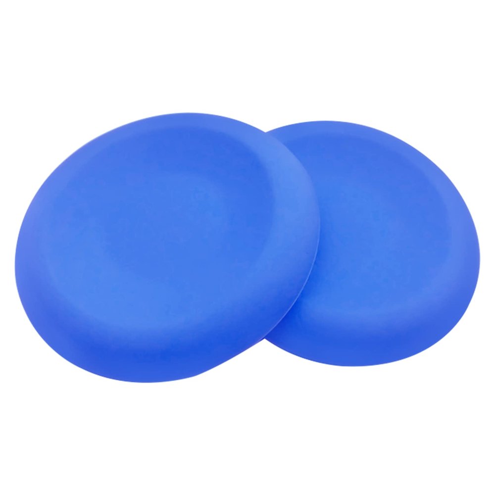 GFULLOV 2pcs Yoga Knee Pad-Silicone Round Yoga Knee Pad Cushion Non Slip Portable Yoga Practice Mat Protect Elbows for Yoga Pilates Fitness Exercise