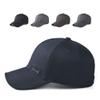Kangqifen Men's Baseball Cap Plain Dad Hat Cotton Trucker Hats Sun Visor Adjustable Black view 4