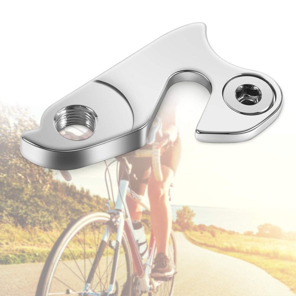Derailleur Hanger, Aluminium Alloy Mountain Rear Derailleur Hanger Derailleur Bracket Replacement, Size 8#