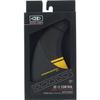 Ocean & Earth OE-2 Control Large Black/Orange Thruster Single Tab Includes 3 Fins view 2