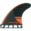 Ocean & Earth OE-3 Speed Small Black/Red Thruster Single Tab Includes 3 Fins view 1