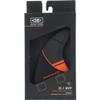 Ocean & Earth OE-1 Whip Small Black/Red Thruster Dual Tab Includes 3 Fins view 2