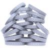 100 Gray Tire Tread Silicone Wristbands view 1