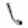 BESPORTBLE Pack of 2 Bike Universal Valve Stem Extension Adapter 90 Degree Angled Car Motorcycle Scooter Silver view 3
