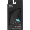 Ocean & Earth OE-2 Control Medium Black/Blue Thruster Dual Tab Includes 3 Fins view 2