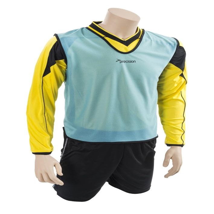 Precision Training Case Bib Long Polyester Light Blue 4-9 Years
