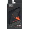 Ocean & Earth OE-1 Whip Small Black/Red Thruster Single Tab Includes 3 Fins view 2