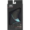 Ocean & Earth OE-1 Whip Medium Black/Blue Thruster Dual Tab Includes 3 Fins view 2