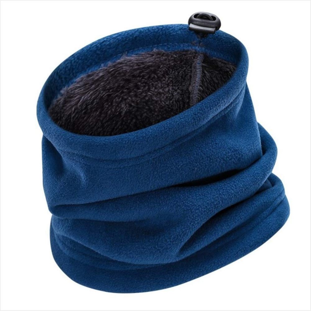 3-in-1Face Mask Hat Outdoor Winter Sports Thermal Neck Warmer Mask Beanie Cap (Gray)