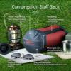 Litume Compression Stuff Sack, Water Resistant Lightweight Sleeping Bag Compression Sack with Drawstring Closure for Camping, Hiking, Backpacking, Traveling (Red, 6L) view 4