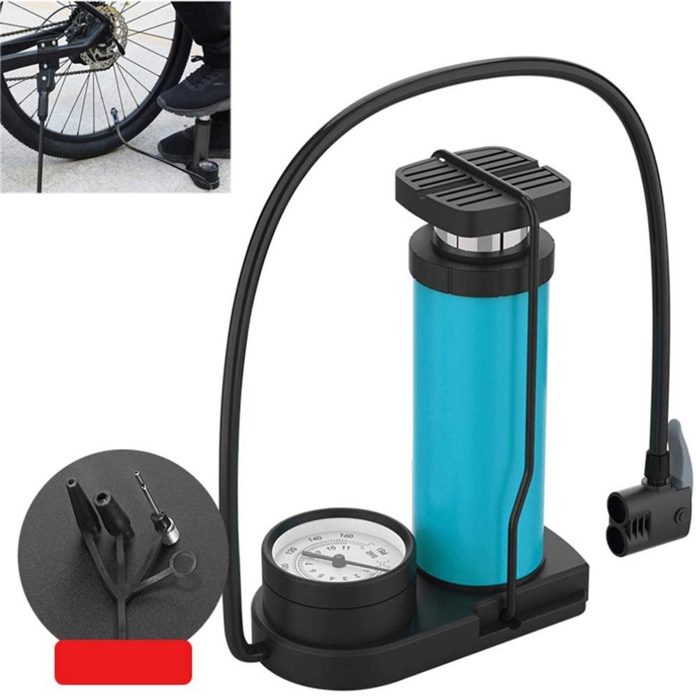 WSJYP Bike Pump,Bicycle inflator Motorcycle Foot-Operated inflator Pump,Manual Float Float Outdoor for Road Bike Mountain Bike