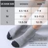 FITRELL 6 Pack Men's Athletic Ankle Socks Cushioned Sports Running Socks, Shoe Size 12-15, Grey view 2