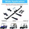 10L0L Universal 2 Passenger Golf Cart Seat Belts for Yamaha, Club Car, EZGO TXT/RXV Front Seat Kit Retractable Seatbelts 42" view 4