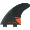 Ocean & Earth OE-2 Control Small Black/Red Thruster Dual Tab Includes 3 Fins view 1