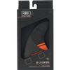 Ocean & Earth OE-2 Control Small Black/Red Thruster Dual Tab Includes 3 Fins view 2