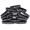 15 The Lord is My Rock Silicone Bracelet Wristbands - Scripture Inspired Psalm 18:2 view 1