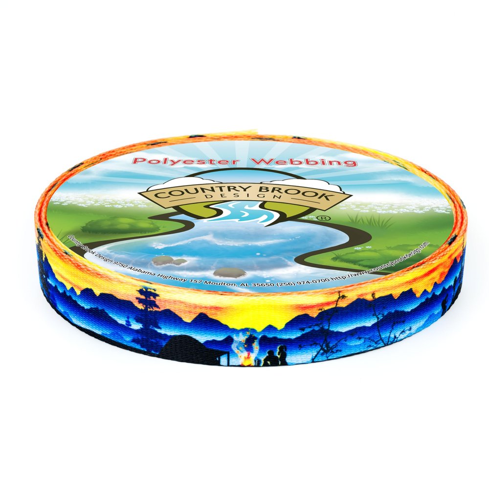 Country Brook Design - Great Outdoors Polyester Webbing (1 Inch, 50 Yards)