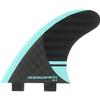 Ocean & Earth OE-3 Speed Medium Black/Blue Thruster Dual Tab Includes 3 Fins view 1