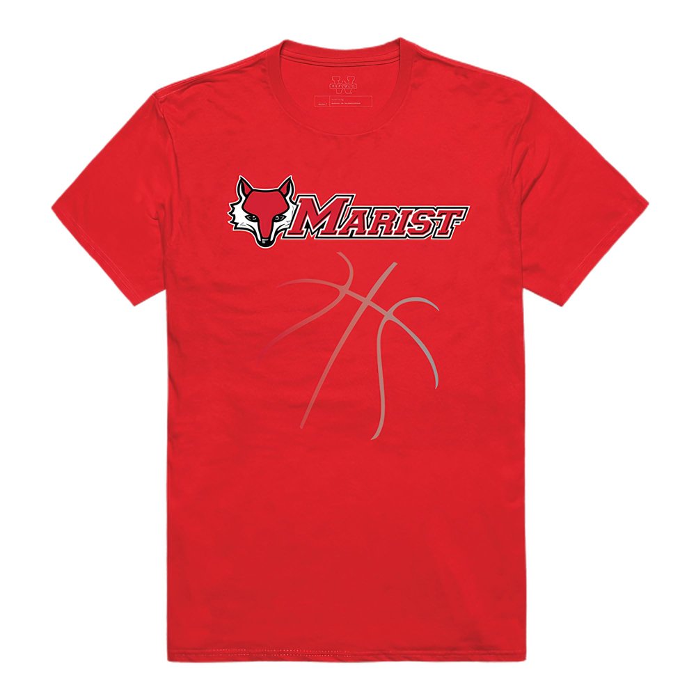 Marist Red Foxes College Basketball Tees, Red, Small
