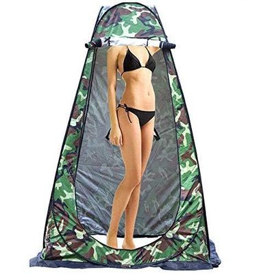 Pop Up Privacy Shelters Tent ? Instant Portable Outdoor Shower Tent, Camp Toilet, Changing Room, Rain Shelter ? for Camping and Beach ? Easy Set Up, Foldable with Carry Bag (ArmyGreen,474774.8in)