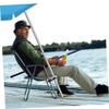BESPORTBLE Fishing Chair Clamp Umbrella Mount Clip Beach Ourdoor Fishing Chair Umbrella Holder view 4