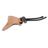 HIGOO Archery Thumb Ring Finger Guard Protector Cow Skin Soft Leather Shooting Glove view 3