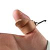 HIGOO Archery Thumb Ring Finger Guard Protector Cow Skin Soft Leather Shooting Glove view 4