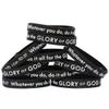 10 of I Corinthians 10:31 Do it all for the Glory of God Wristbands view 1