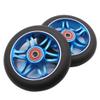Z-FIRST 2Pcs 110mm Pro Scooter Wheels with ABEC 9 Bearings Fit for MGP/Razor/Lucky Envy/Vokul Pro Scooters Replacement Wheels (Blue) view 3
