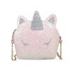 Women Unicorn Sequin Glitter Crossbody Shoulder Purse Handbag Satchel Shell Bag view 1